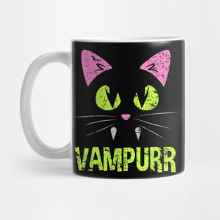 HALLOWEEN SCARY CAT VAMPIRE VAMPURR WOMEN GIRL Mug